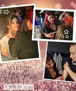 Servicio Makeup Glitter Bar