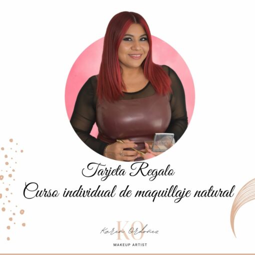 Tarjeta Regalo - Curso individual de maquillaje natural